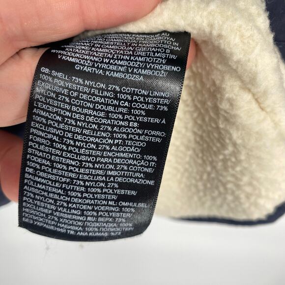 The North Face Jacket Womens Cuchillo Parka Aviator Navy X-Large Quilted Outdoor - Picture 6 of 10